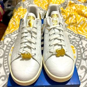 Brand new Stan Smith Bape 7.5 size men’s white camouflage shoes